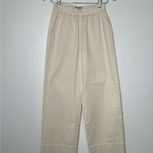 Everlane The Easy Pant in Canvas Wide Leg Pull on Pant Size 2